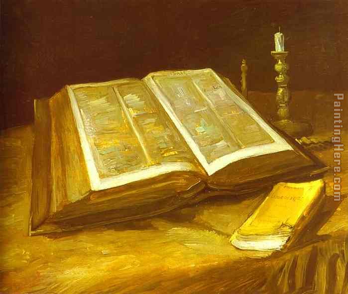 Vincent van Gogh Still Life with Open Bible